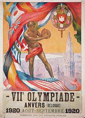 Poster of the 1920 olympic games